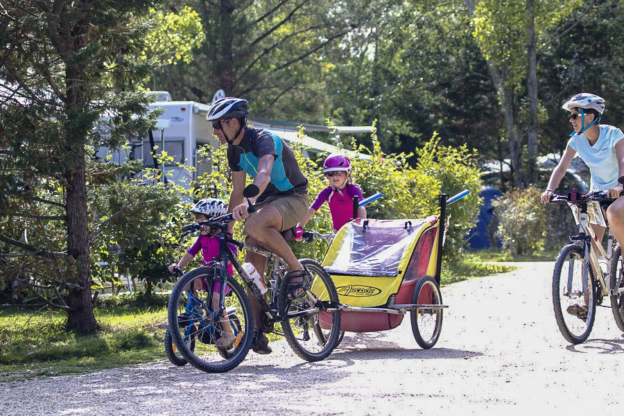 Bike hire in Moulin de Cantizac campsite