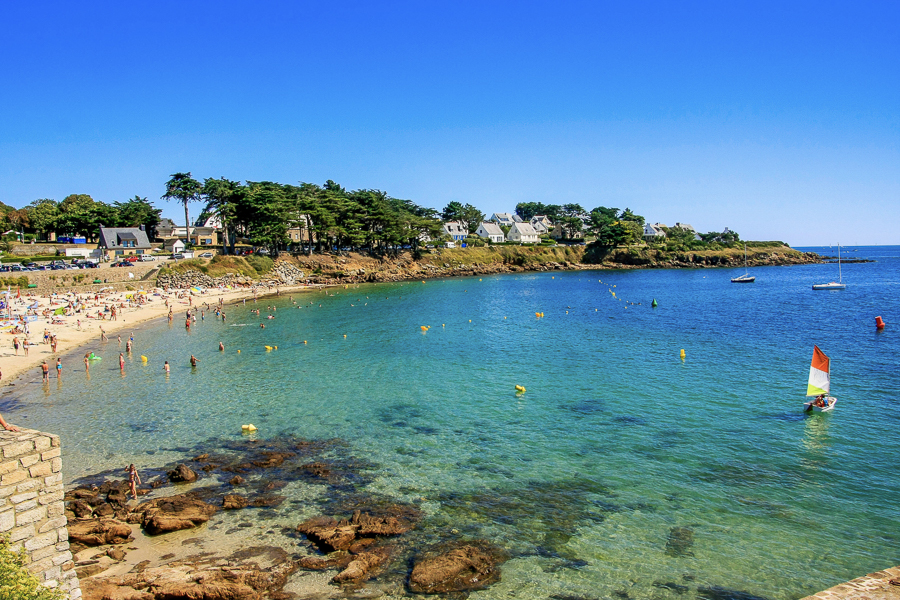 Campsite located in the Gulf oh Morbihan