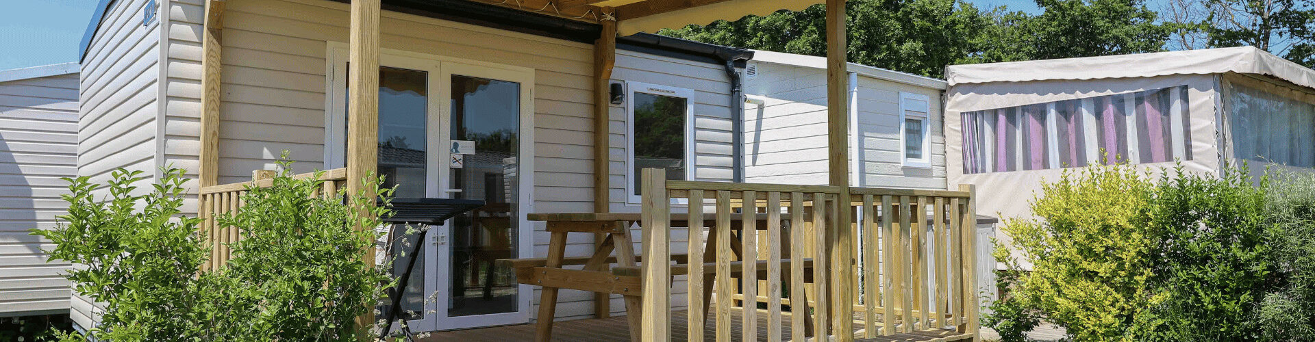 Mobil-home Camping du Moulin de Cantizac