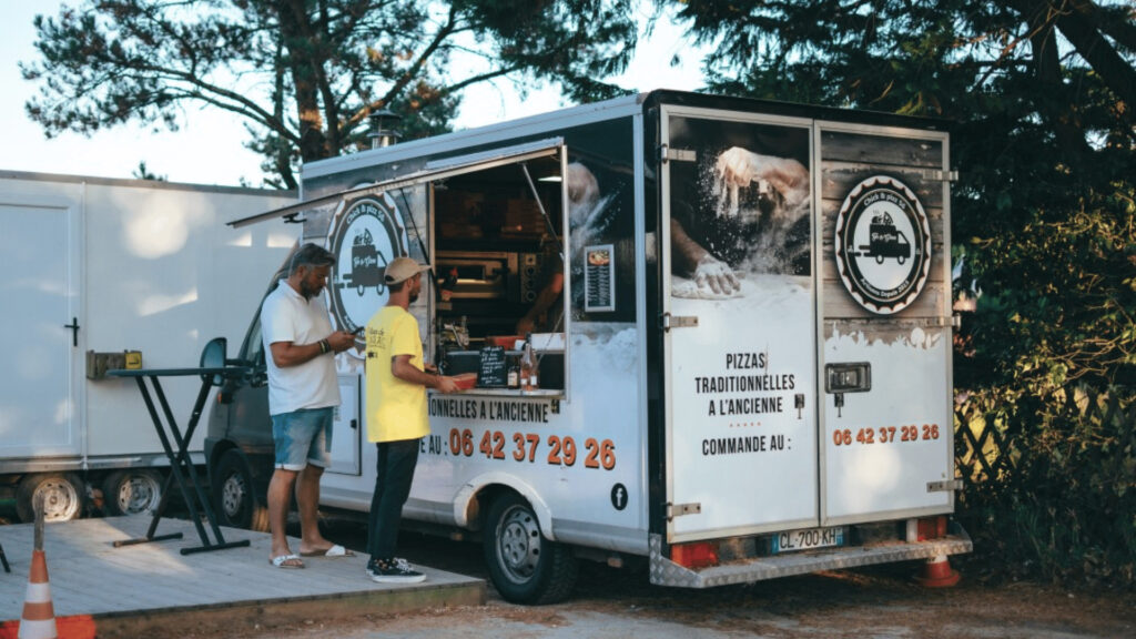 Foodtruck de pizza du camping du Moulin de Cantizac