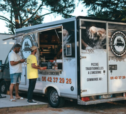 Foodtruck de pizza du camping du Moulin de Cantizac